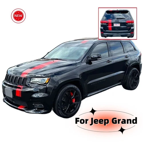 For Jeep Grand Cherokee SRT 8 Trackhawk 2012-2021 Car Vinyl Stripe Sticker Kit - Bild 2 von 7