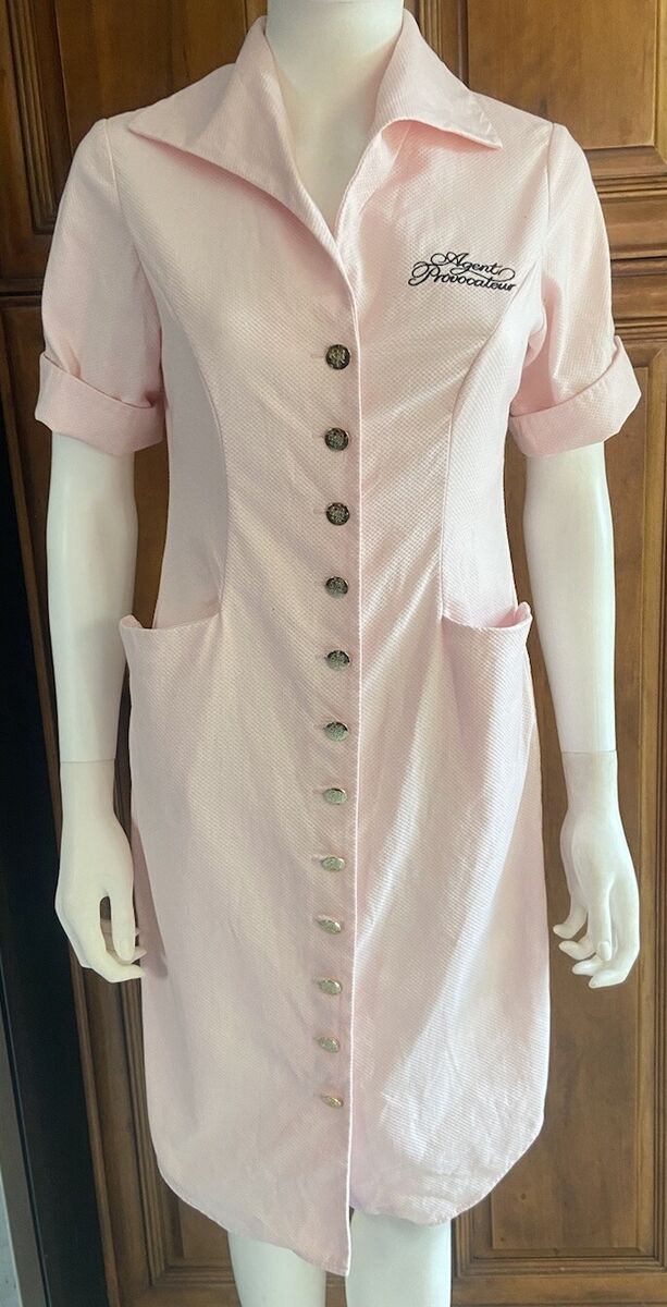 Agent Provocateur Staff Uniform Dress New Pink Designed by Agent Provocateur Staff Uniform Dress New Pink Designed by