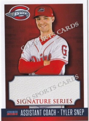2024 Greenville Drive Tyler Snep Card Red Sox CO