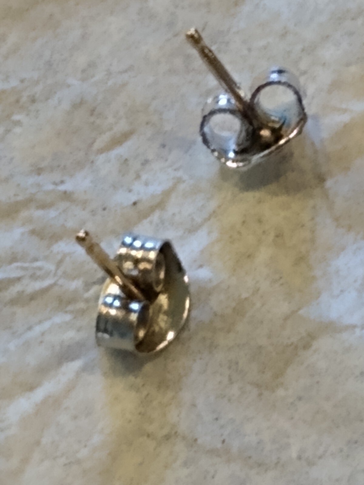 TINY STERLING SILVER FLOWER PIERCED EARRINGS WITH… - image 8