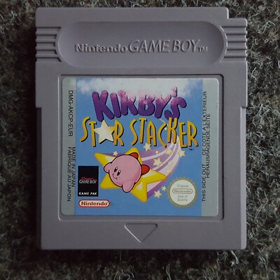 Nintendo Gameboy Classic Kirby's Star Stacker Spiel Modul EUR