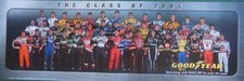 SPORTS POSTER~44 Different 2005 Nascar Drivers Class 12x36 Goodyear Racing 50 Y