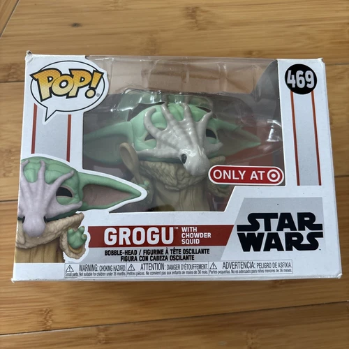 FUNKO POP ! GROGU WITH CHOWDER SQUID 469 TARGET EXCLUSIVE STAR WARS DB9
