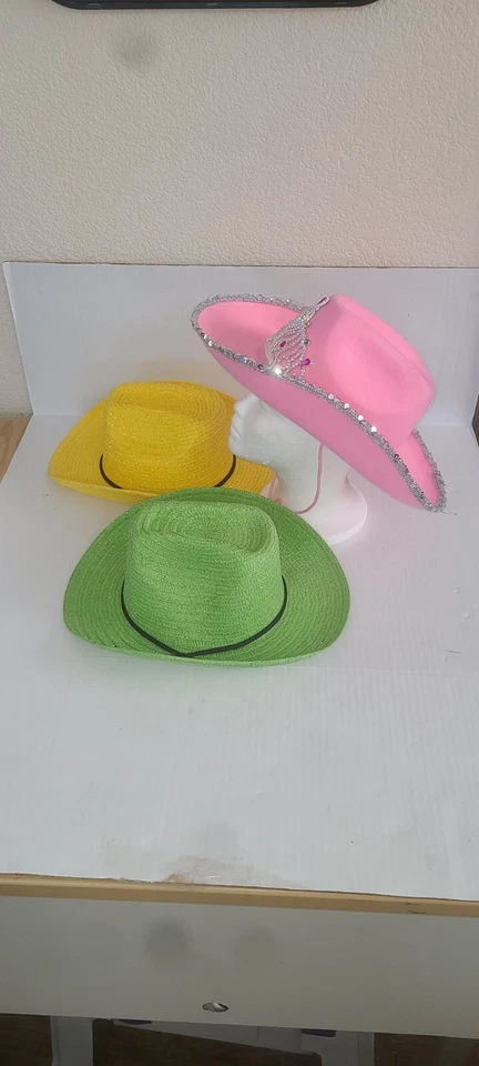 Sombreros de Fiesta Occidental Gorras Disfraz Bar Salto Fraternidad Hermandad Fiestas Temáticas Foto 3 de 4