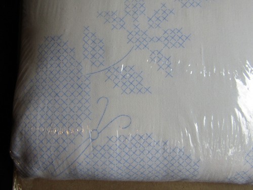 Bucilla Tablecloth Stamped for Cross Stitch Butterfly Serenade Special Edition - Picture 6 of 8