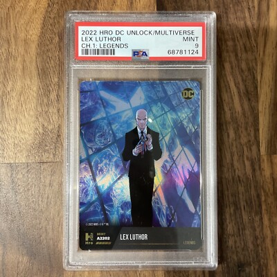 Lex Luther - Legends - PSA 9 - 2022 DC Chapter 1 Hybrid Trading Card