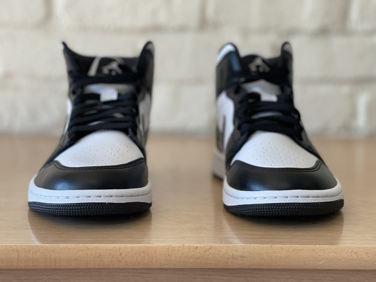 Nike Air Jordan 1 Mid Panda Black White DV0991-101 Women Size 11