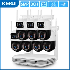 KERUI 8CH NVR 6MP Wireless Security Camera System WiFi Outdoor IP 2 Way Audio