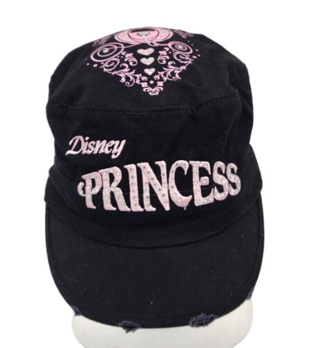 Disney Parks Princess Pink Embroidered Rhinestone Cinderella Carriage Hat Cap