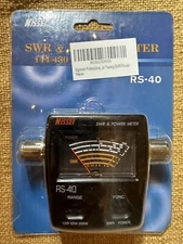 NISSEI RS-40 SWR & Power Meter 140-150Mhz 430-450Mhz 0-200W For Radio. Original!