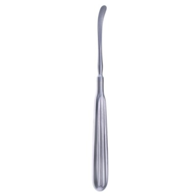 Adson Periosteal Elevator, 6.5'', Curved Semi-Sharp Blade 7mm Wide, Premium
