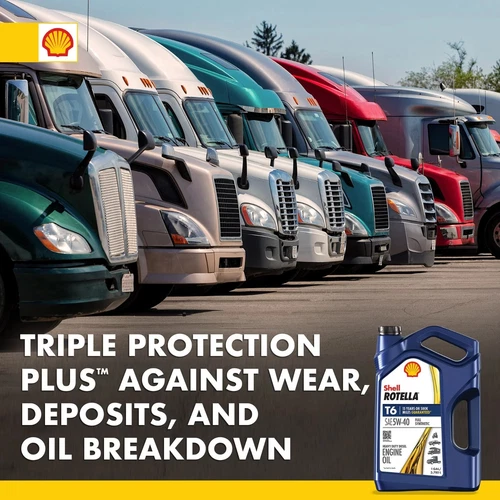 Shell Rotella T6 Full Synthetic 5W-40 Diesel Engine Oil, 1 Gallon ( 2 pack) - Bild 8 von 10