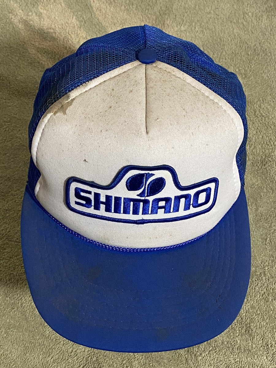 Vintage 1980s Shimano Fishing Foam Mesh SnapBack Hat Patch Nova