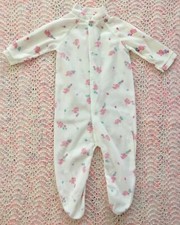 VTG INFANT SLEEPER SIZE MED. ALL NYLON NO MAKER LABEL APPEARS UNWORN MADE IN USA