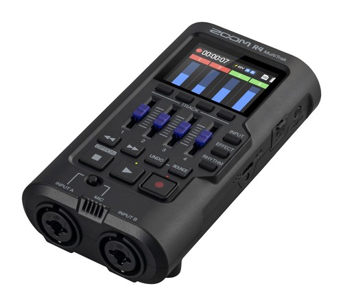 ZOOM R4 Portable Multi-Track Recorder 32-bit Float Audio Compatible 4 Tracks - Picture 8 of 9