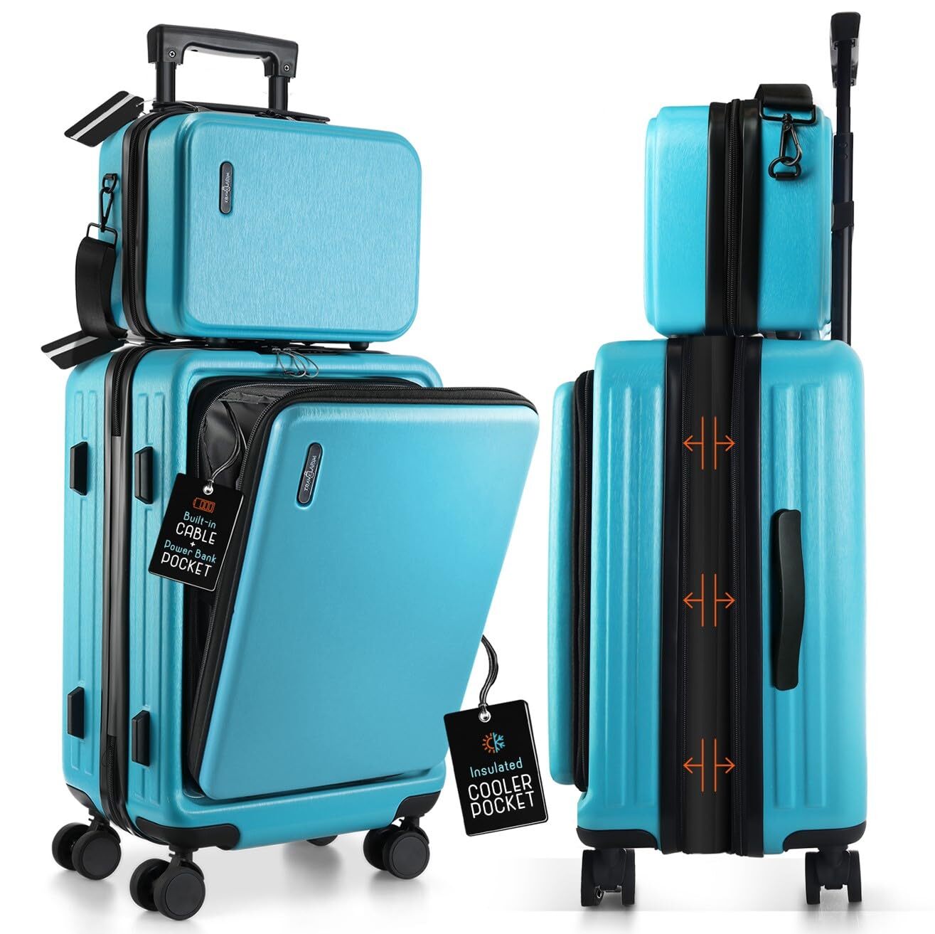 Expandable, Teal, 22 Inch