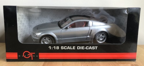 Ford Mustang GT 1:18 Scale Die Cast Model Car Toys Diecast Cars Silver ...