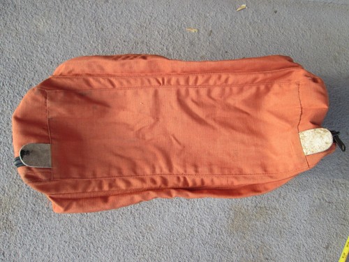 Vintage OUTBOUND Taymor Duffle Bag Tote Travel Bag Luggage Pack Orange FLAW - Picture 15 of 17