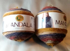 Lion Brand Mandala Color Centaur Yarn New 590 Yard 2 Skeins