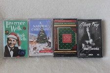 Lot of 4 Christmas Cassette Tapes