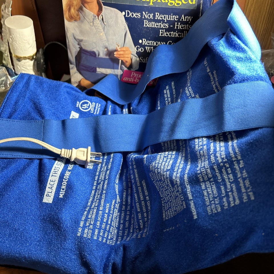 New Cord/Cordless Wrapping Heating Pad Open Box Store Return eBay