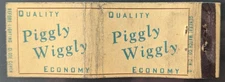 Vintaga Piggly Wiggly Matchbook -- Shipping Included