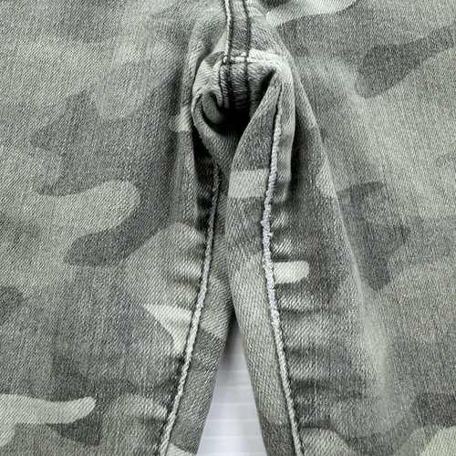 MAURICES Camo Jegging Skinny Stretch Green Denim Jeans Size Medium Short - Picture 9 of 13