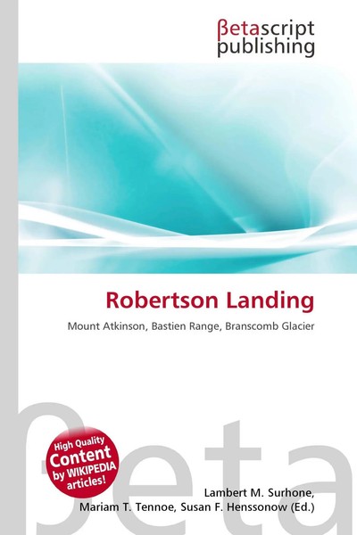 Lambert M. Surhone (U. A.) | Robertson Landing | Taschenbuch | Englisch (2026)-image