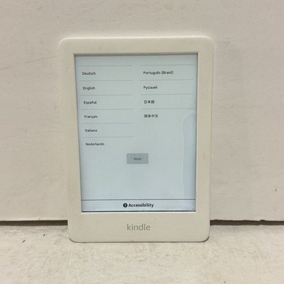 Amazon Kindle 10th Generation | 6GB White | J9G29R | Factory Reset