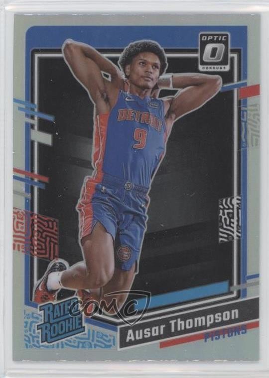 2023-24 Panini Donruss Optic Rated Rookie Holo Prizm Ausar Thompson #235 12jg