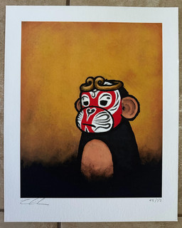 Luke Chueh "The Monkey King" Limited Edition Giclee Print Numbered 48 of 50