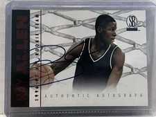 1997 Score Board - Authentic Autographs Ray Allen Gold Foil /500 (AU)