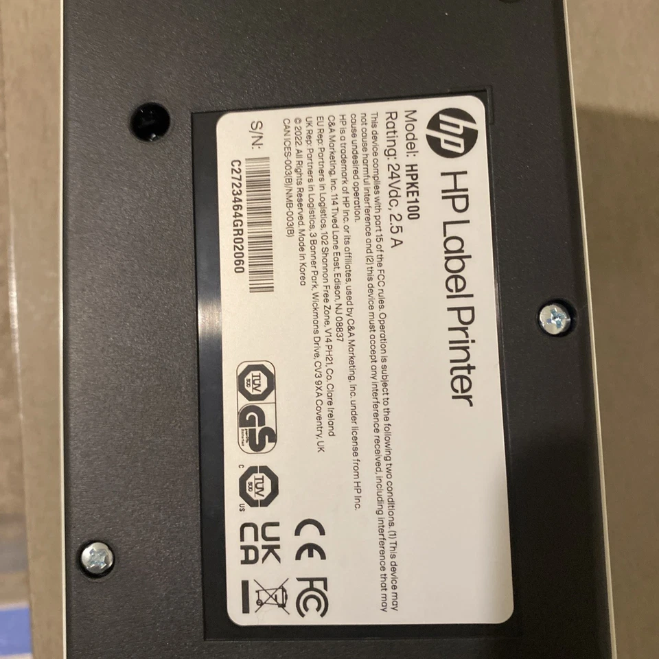 HP Direct Thermal Label Printer KE100 USB, Shipping, Barcode, & More - Image 4 of 4