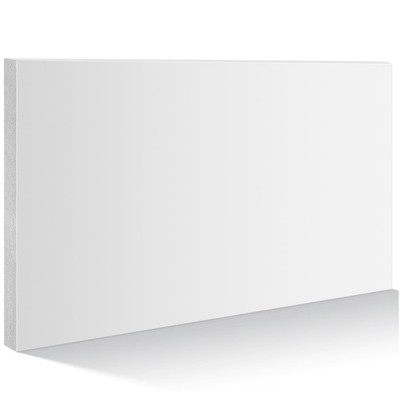 12x8 Inch 3/4 Thick White HDPE Plastic Sheets Hard Polyethylene Board DIY