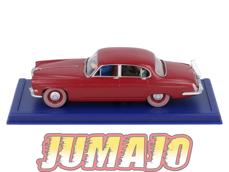TIN40 Voiture 1/43 TINTIN atlas JAGUAR MKX Docteur Muller L'île Noire 1962 - Photo 2/4