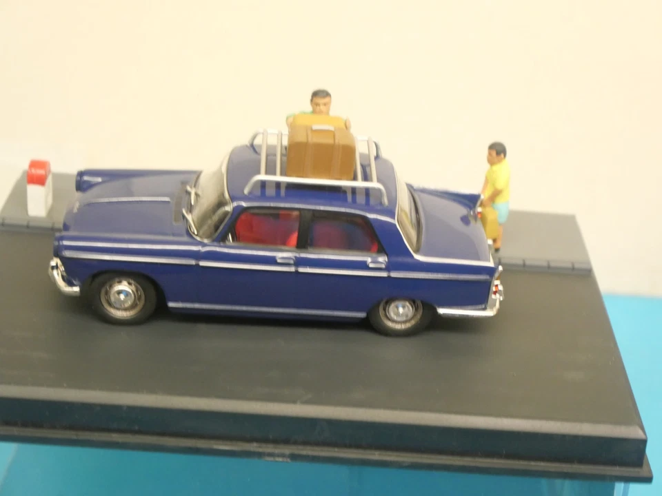 -1/43-ALTAYA-LA ROUTE BLEUE-no1-PEUGEOT 404 le grand depart- - Photo 4/4