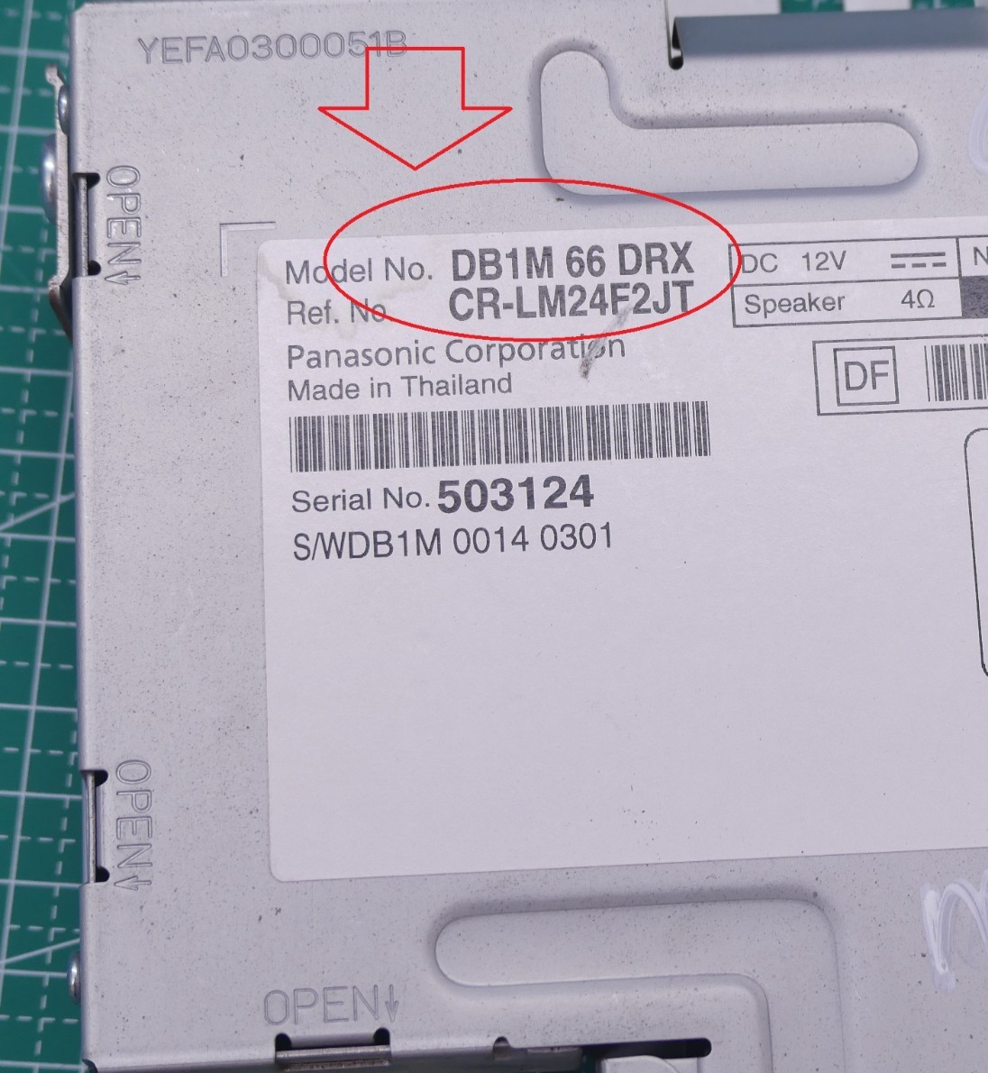 Mazda 2 DJ Series 1 Tuner Audio Unit TAU Module Type A Genuine