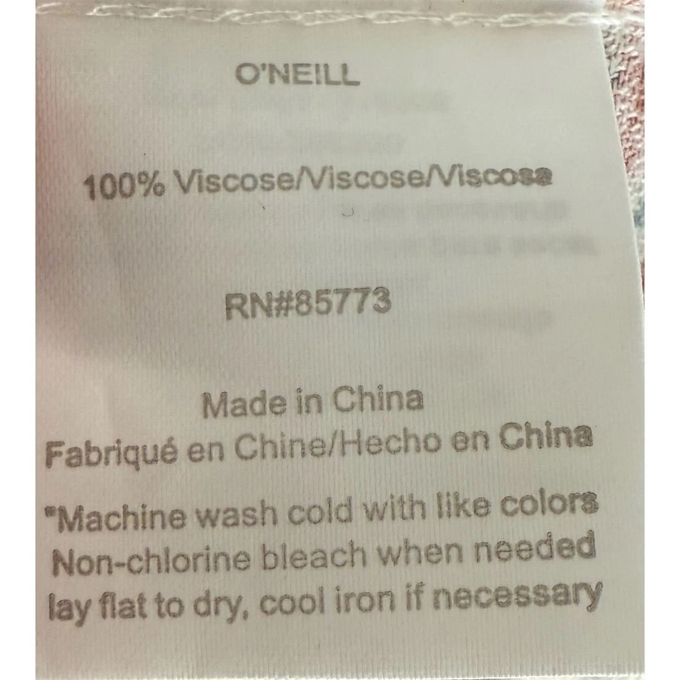 Vestido de Verano O'Neill Niñas XXS Multicolor Floral Sin Mangas Coco Niña Resort Foto 4 de 4