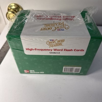 SRA Open Court Reading High Frequency Words Flash Cards Educational Learning