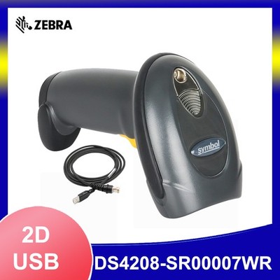 Symbol DS4208-SR00007WR Handheld 1D 2D Imager Barcode Scanner with USB Cable