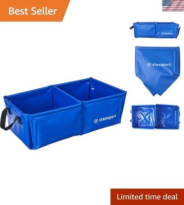Durable Heavy-Duty Outdoor Double Sink with 2 10L Basins for Camping