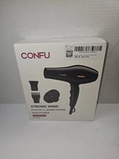 CONFU Professional Hair Dryer with Diffuser and Concentrator, 1875W Powerful