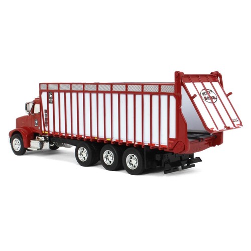 Spec Cast 1/64 Peterbilt 385 w/ Red & White Meyer 8126RT Boss Forage Box MEY-002 - Picture 4 of 6