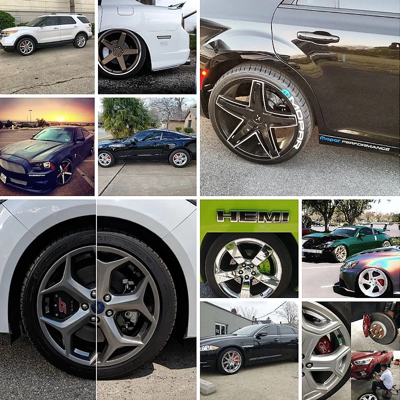 MGP Caliper Brake Cover Red 37017SMGPRD Front Rear For Infiniti QX56 2004-2005 - Image 4 of 4