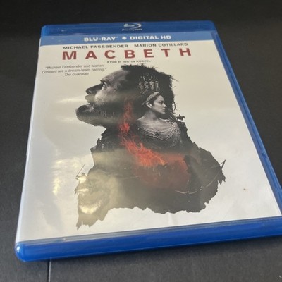 Macbeth (Blu-ray, 2015) Fassbender *no digital