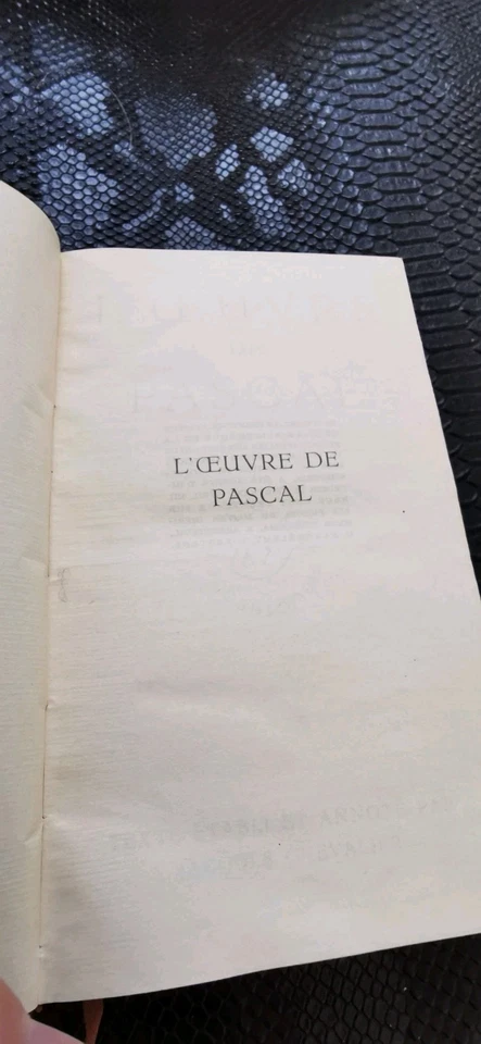 LA PLEIADE l œuvre de PASCAL, 1936 - Photo 4/4