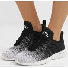 APL TechLoom Pro Women’s Shoes– Size 7.5 – NEW white/heather grey/black melange