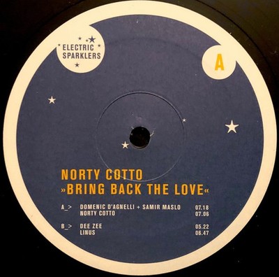 Norty Cotto - Bring Back The Love (12'')