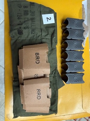 M1 Garand Repack Kit with New AG7 En Blocs, Used Bandoleer, Used Cardboards