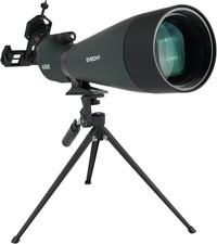 Svbony SV28 25-75x100mm Spotting Scope with Tripod and Smartphone Adapter